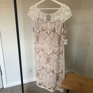 White illusion dress